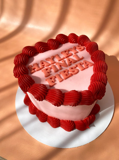 Fiesta Heart Cake